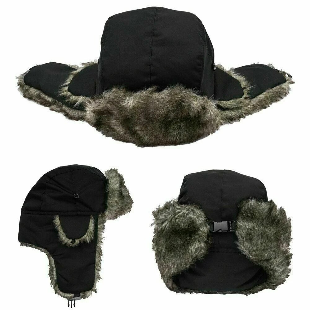 Winter Trapper Hat - Men's Winter Trapper Aviator Trooper Earflap