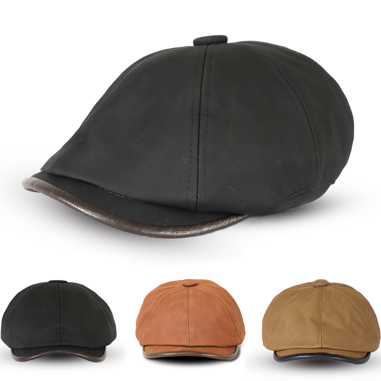 Men's Octagonal Newsboy Hat Wa - Newsboy Cap Ivy ulasan dan harga