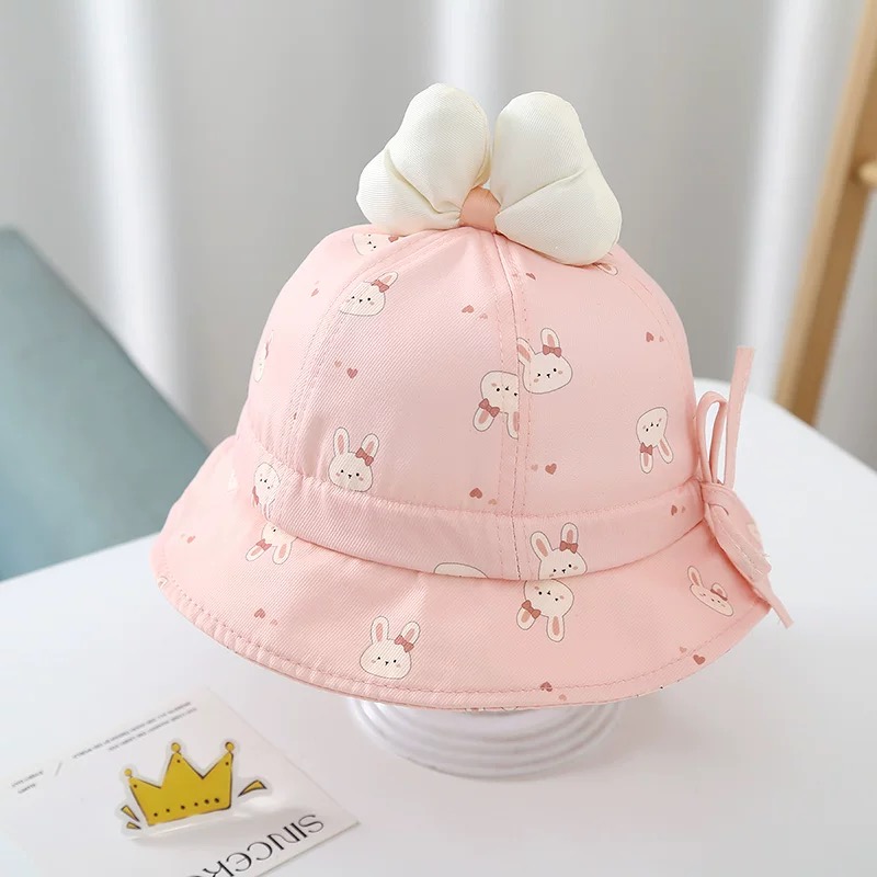 Spring 2026 New Cartoon Bear R - Bucket Hat Cotton ulasan dan harga
