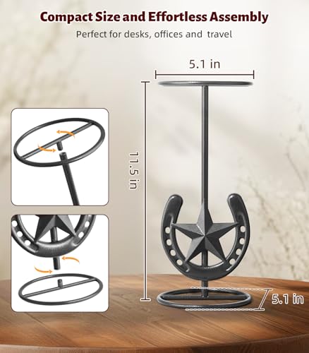 Western Horseshoe Star Hat Sta - Cowboy Hat Straw ulasan dan harga