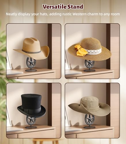 Western Horseshoe Star Hat Sta - Cowboy Hat Straw ulasan dan harga