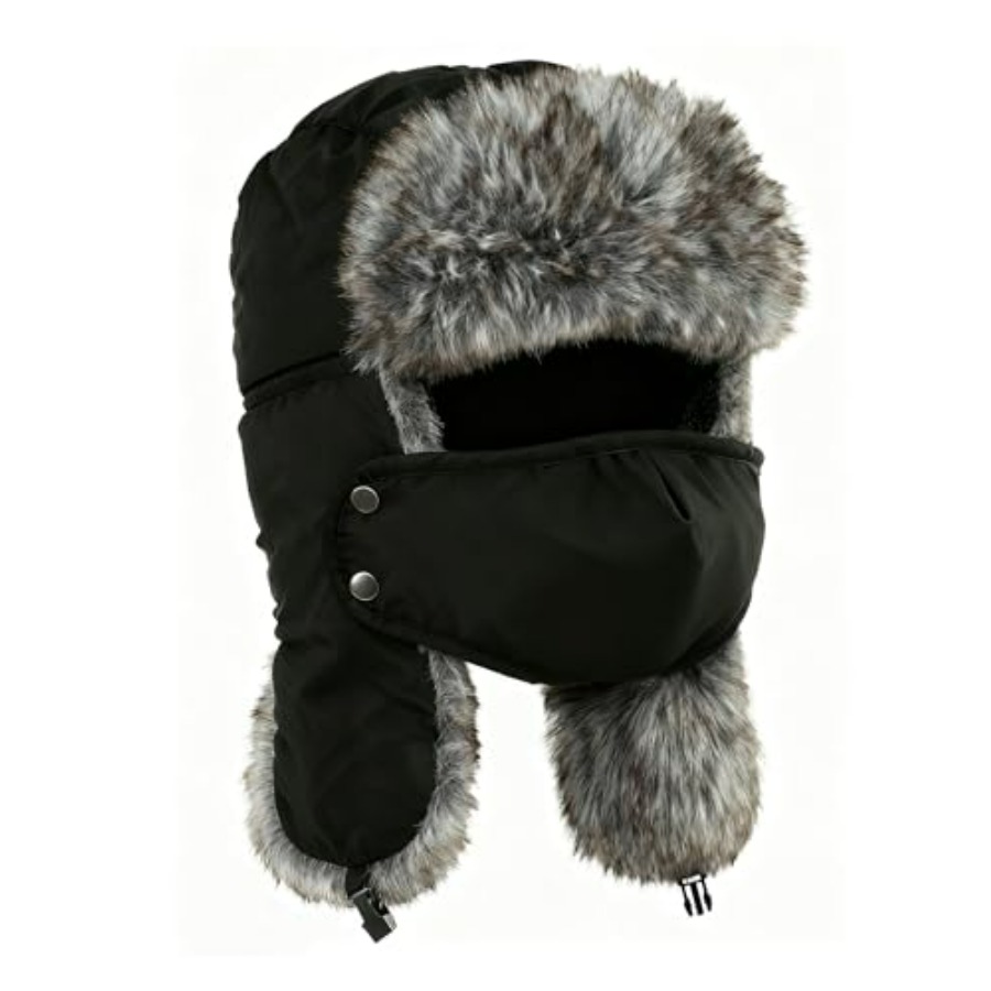 Buauty Fur Trapper Hat for Men - Trapper Hat Ear Flap ulasan dan harga