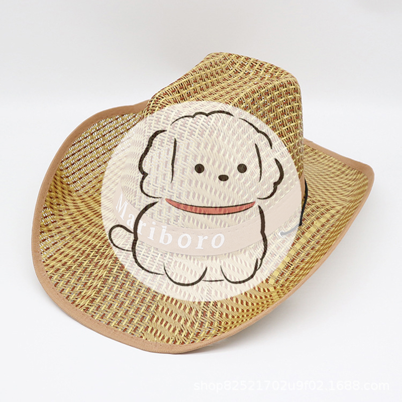 Men Retro Western Cowboy Summe - Cowboy Hat Straw ulasan dan harga