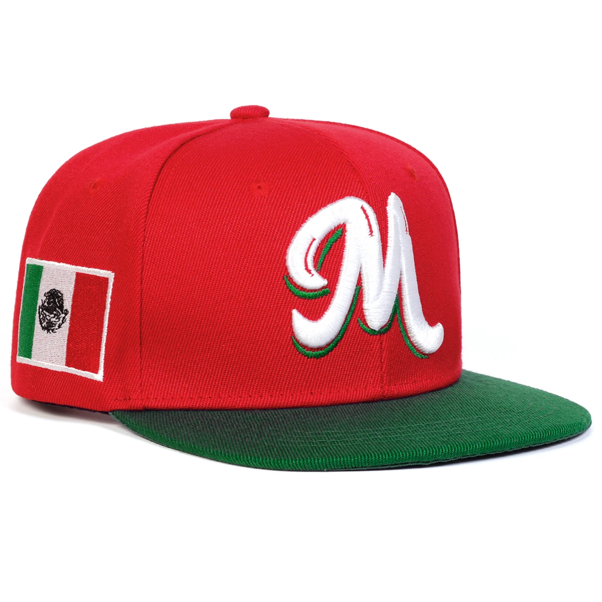 M Letter Embroidered Snapback  - Snapback Hat Flat ulasan dan harga