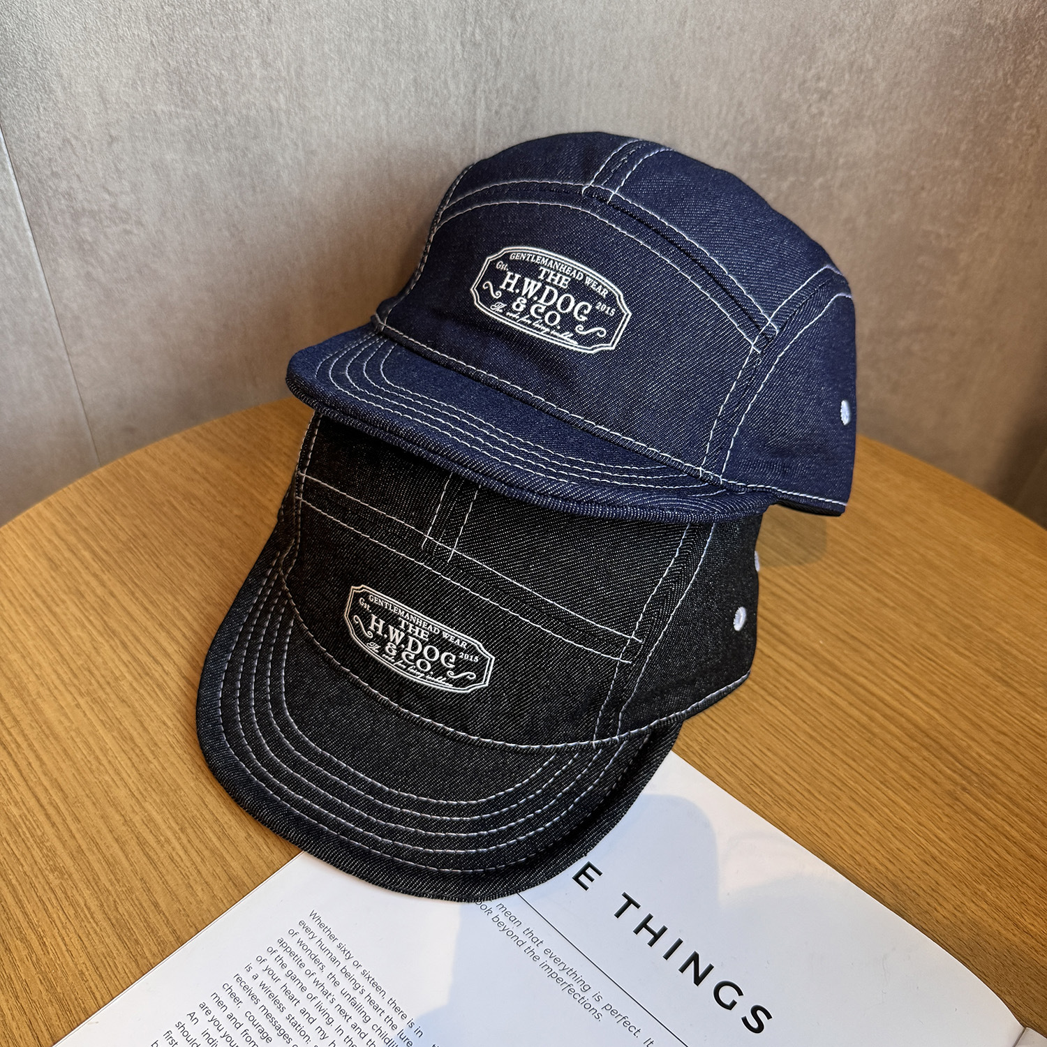 5 Panel Baseball Cap Denim Cot - Corduroy Cap 5 Panel ulasan dan harga