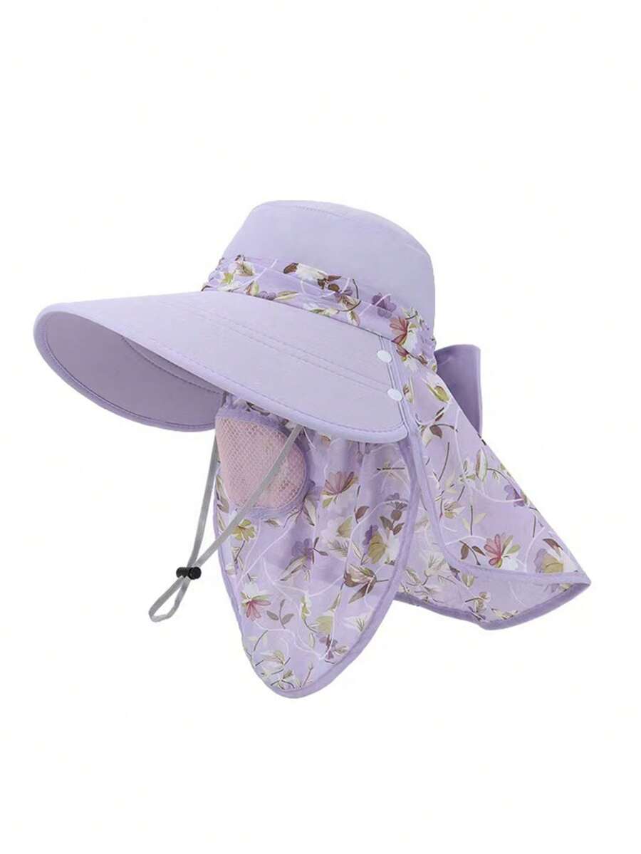 Unisex Wide Brim Sun Hat With  - Sun Hat Wide Brim ulasan dan harga