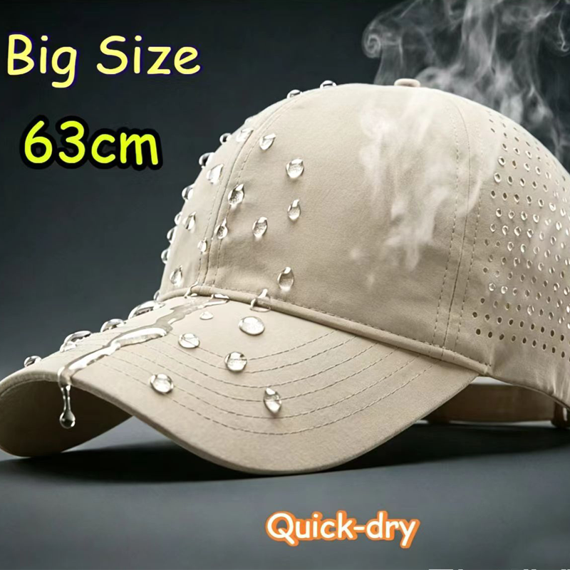 Big Head Plus Size Summer Base - Baseball Cap Structured ulasan dan harga