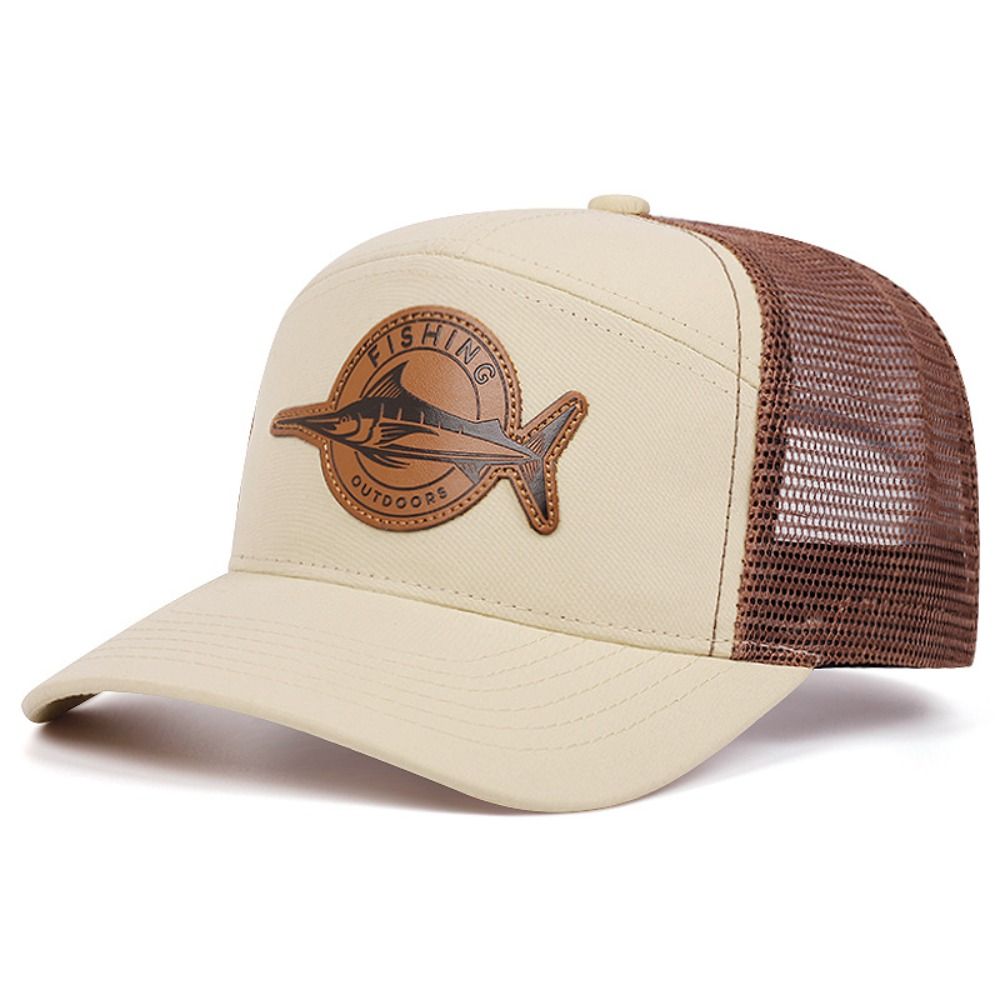 Fashion Shark Pattern Fishing  - Trucker Cap Mesh ulasan dan harga