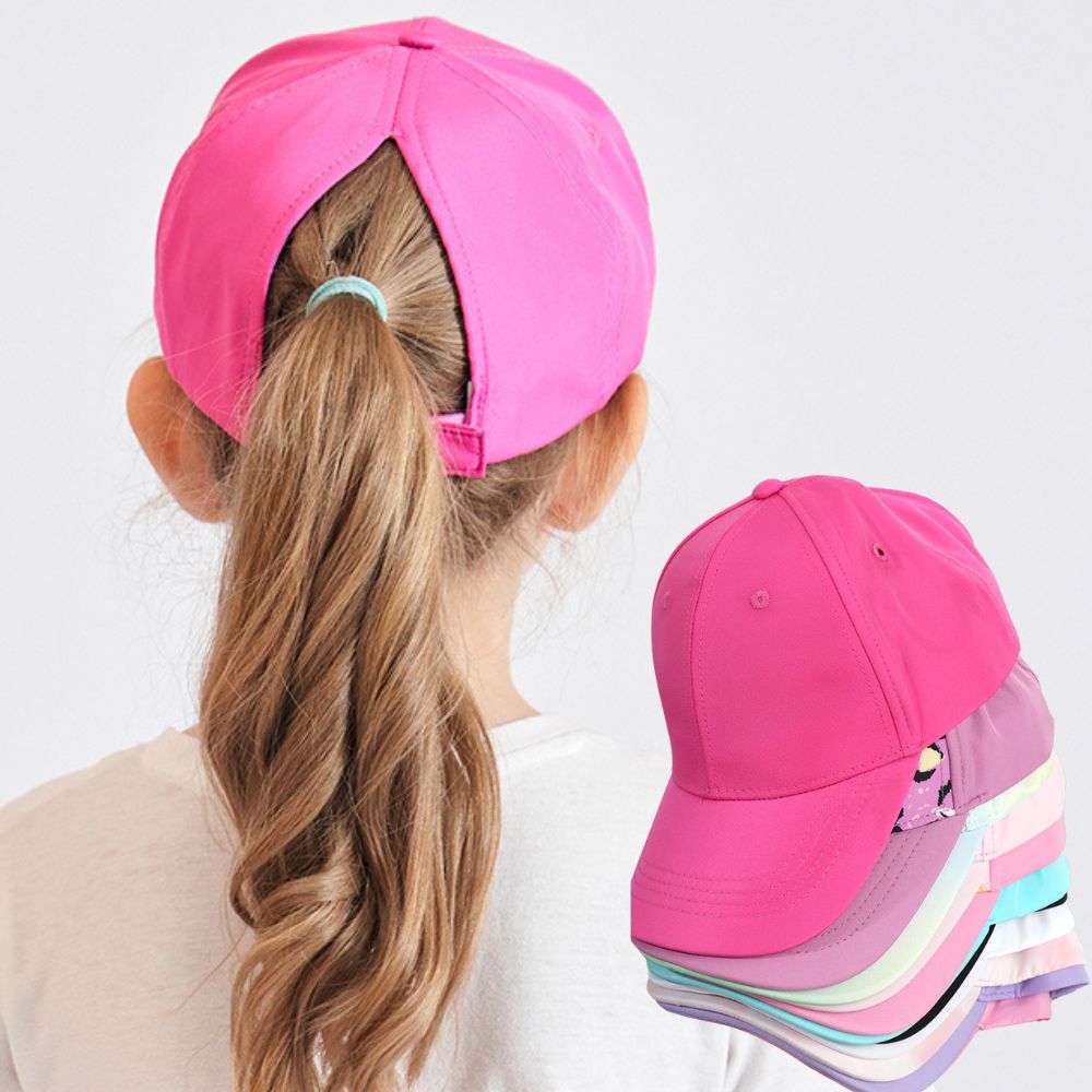 Hot High Ponytail Kids Hat Bas - Baseball Cap Structured ulasan dan harga