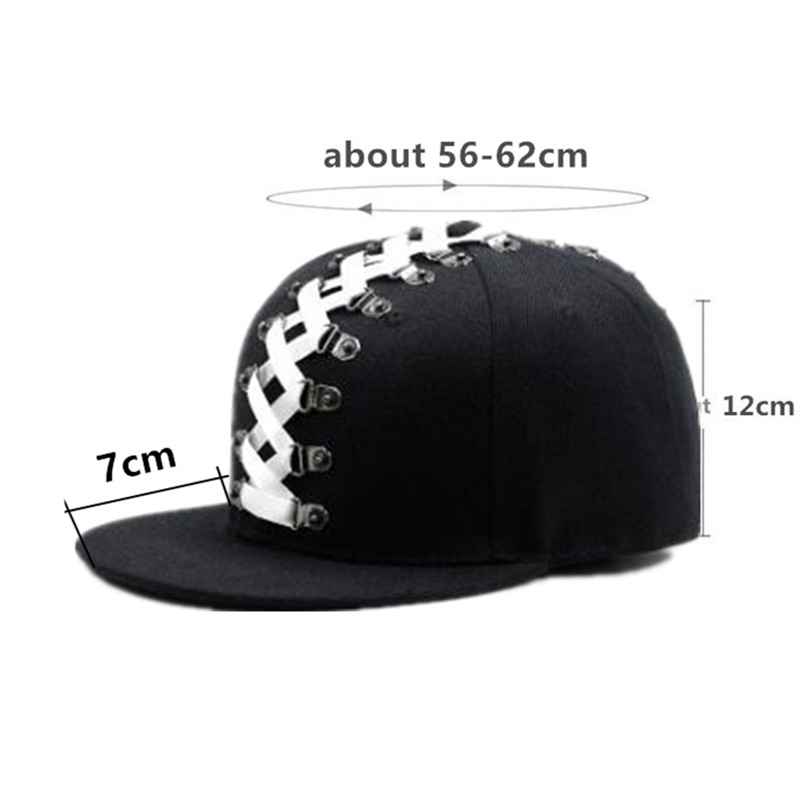 XdanqinX Novelty Punk Style Hi - Snapback Hat Flat ulasan dan harga