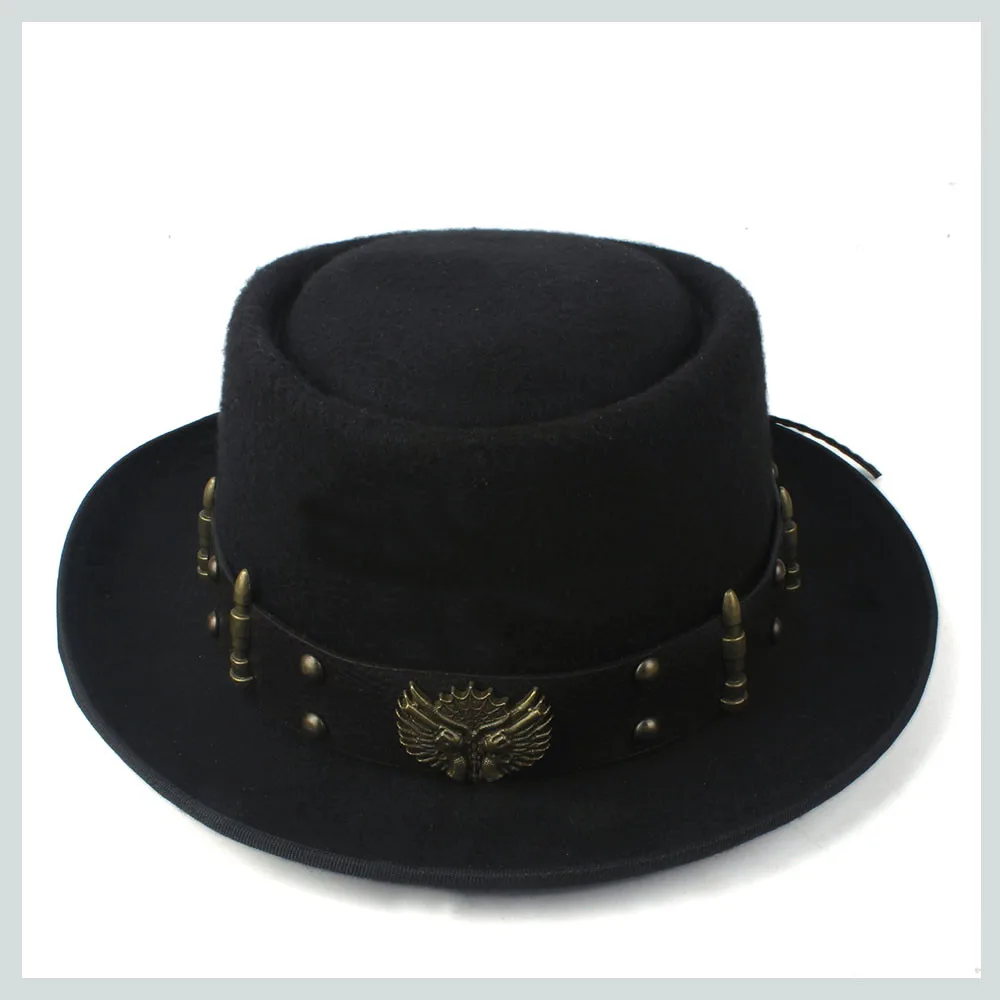 Pork Pie Hat for Men Women wit - Fedora Hat Wool ulasan dan harga