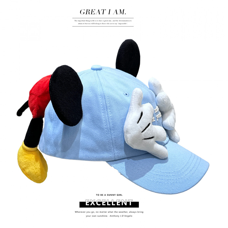 Color Mickey Face-Covering New - Baseball Cap Structured ulasan dan harga