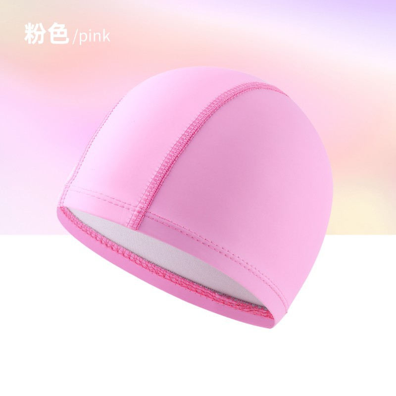 PU Coated Swimming Cap Unisex  - Swim Hat Silicone ulasan dan harga