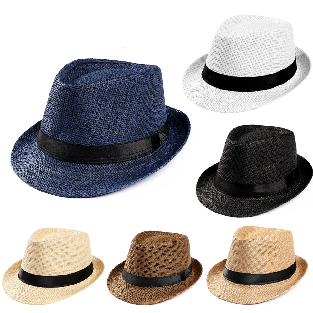 Summer Casual Trendy Beach Sun - Cowboy Hat Straw ulasan dan harga