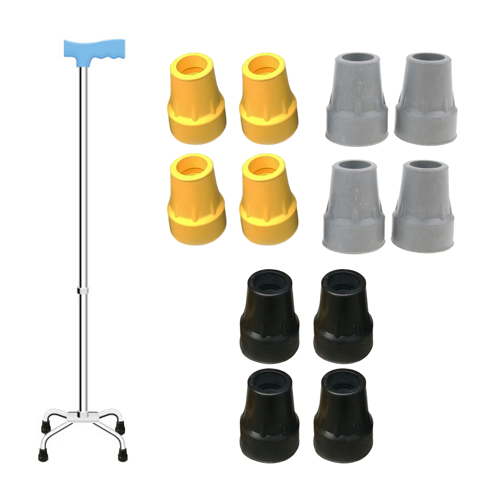 4 PCS 22mm Trekking Pole Rubbe - Running Cap Lightweight ulasan dan harga