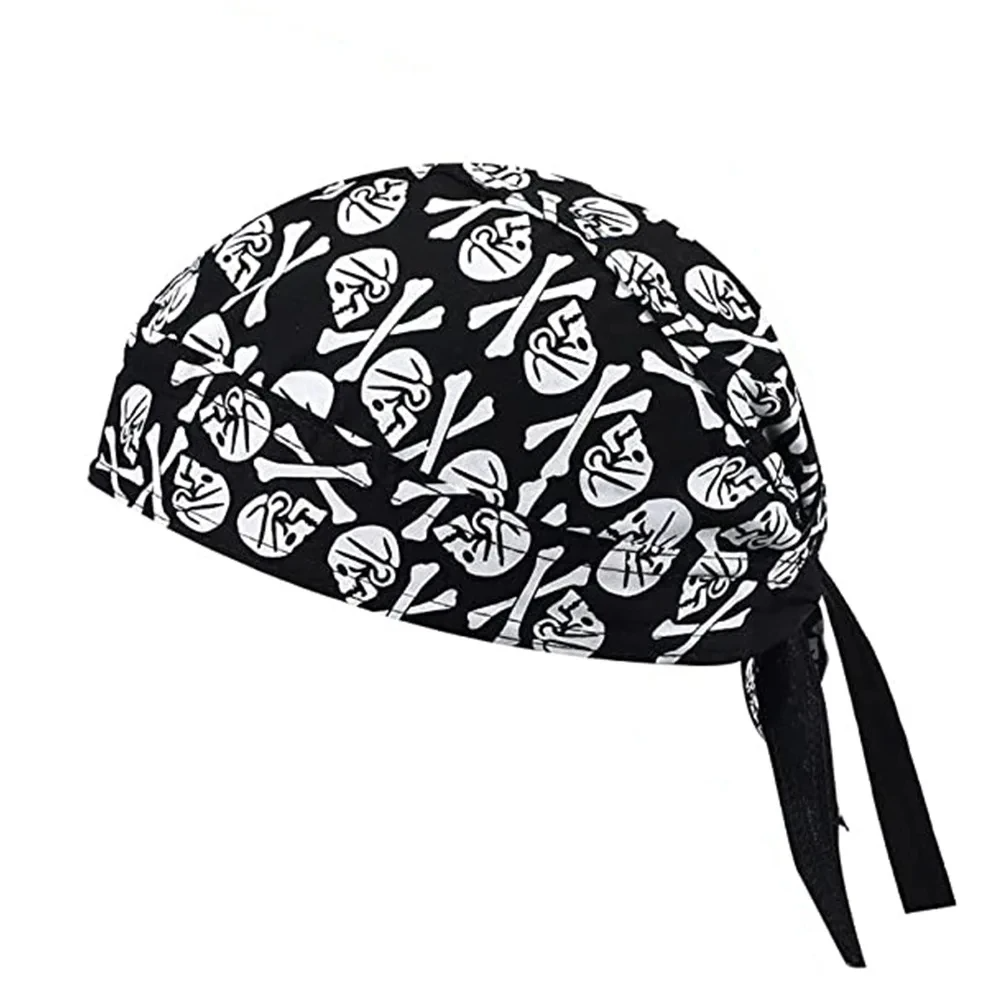 1pc Cycling Skull Pirate Cap H - Skull Cap Helmet Liner ulasan dan harga