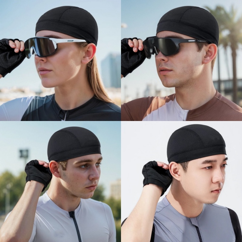Summer Thin Breathable Mesh Sk - Skull Cap Helmet Liner ulasan dan harga