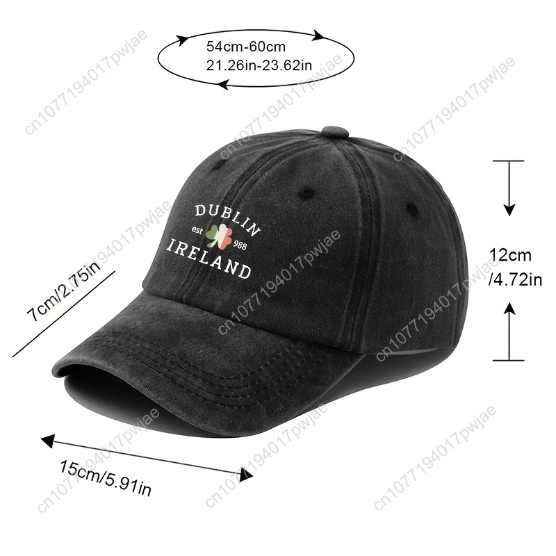 Dublin, Ireland Vintage Baseba - Bucket Hat Cotton ulasan dan harga