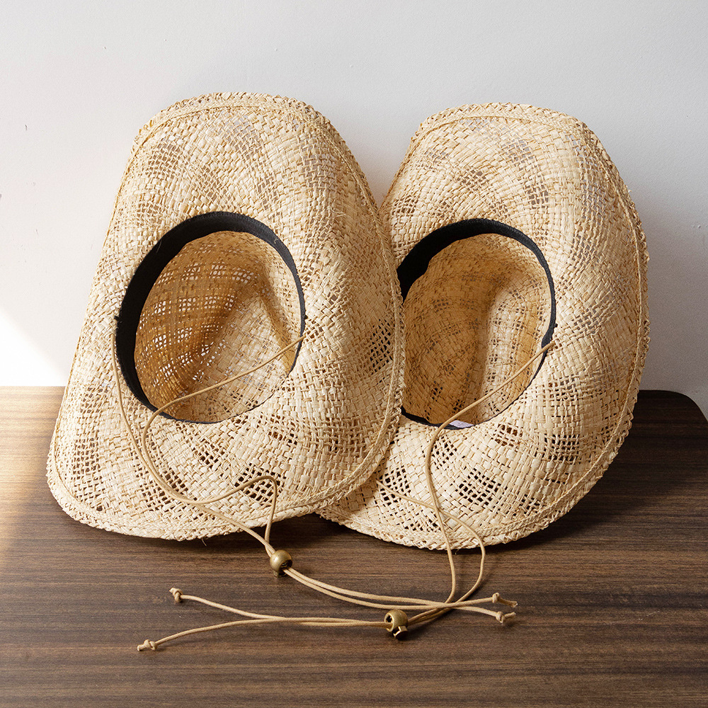 USPOP Wide Brim Straw Fedora U - Cowboy Hat Straw ulasan dan harga