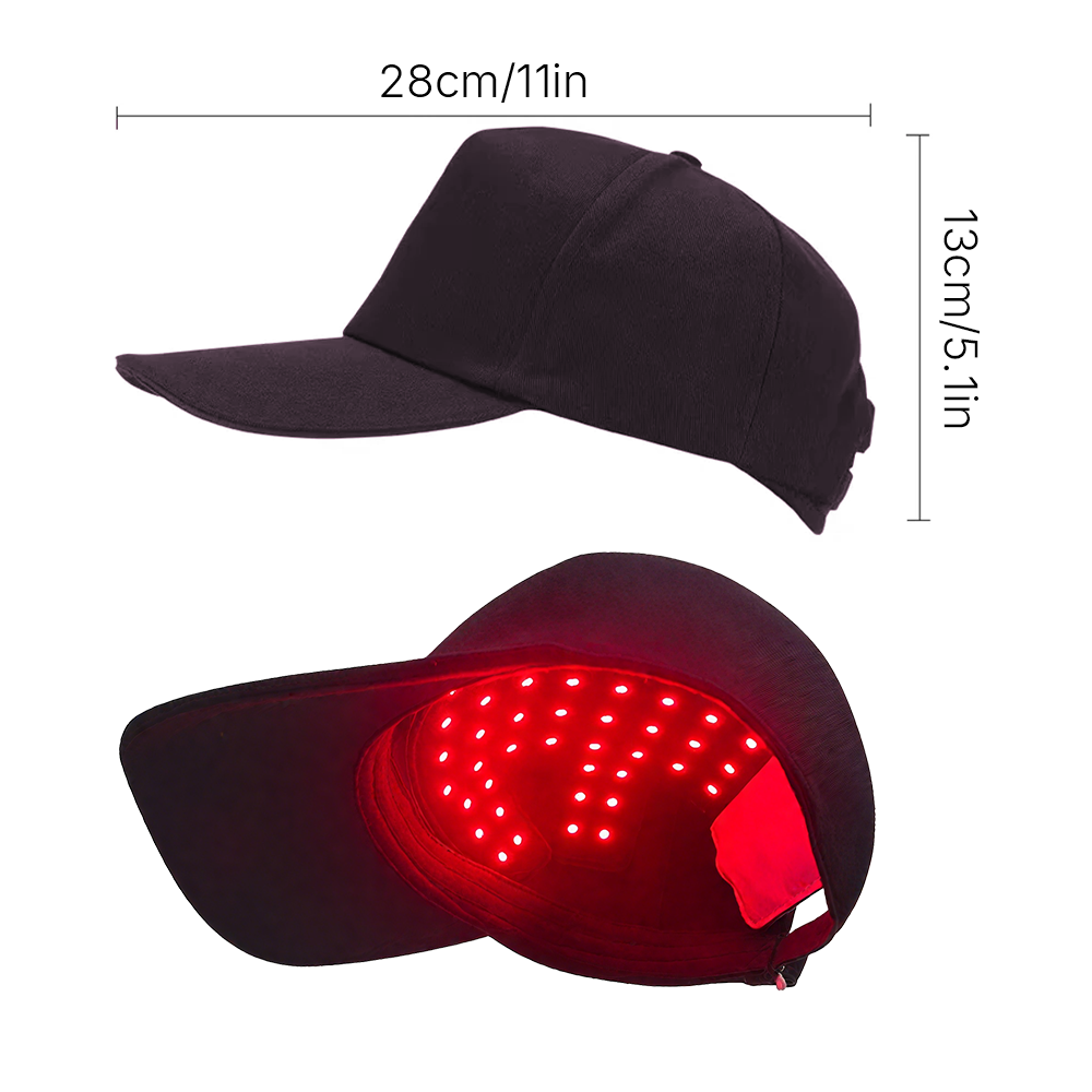 660nm&850nm Red Light Therapy  - Snapback Hat Flat ulasan dan harga