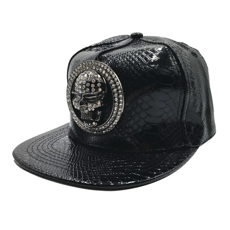 Brand Oohmy Men Women PU Leath - Baseball Cap Structured ulasan dan harga