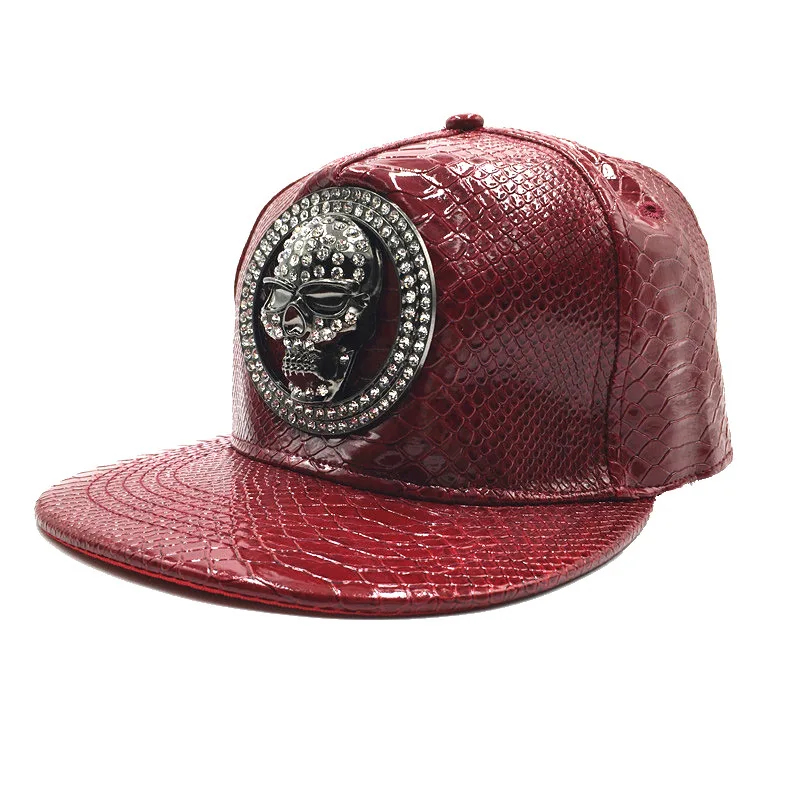 Brand Oohmy Men Women PU Leath - Baseball Cap Structured ulasan dan harga