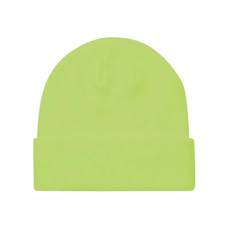 Women Unisex Knit Cuffed Plain - Beanie Cuffed Knit ulasan dan harga