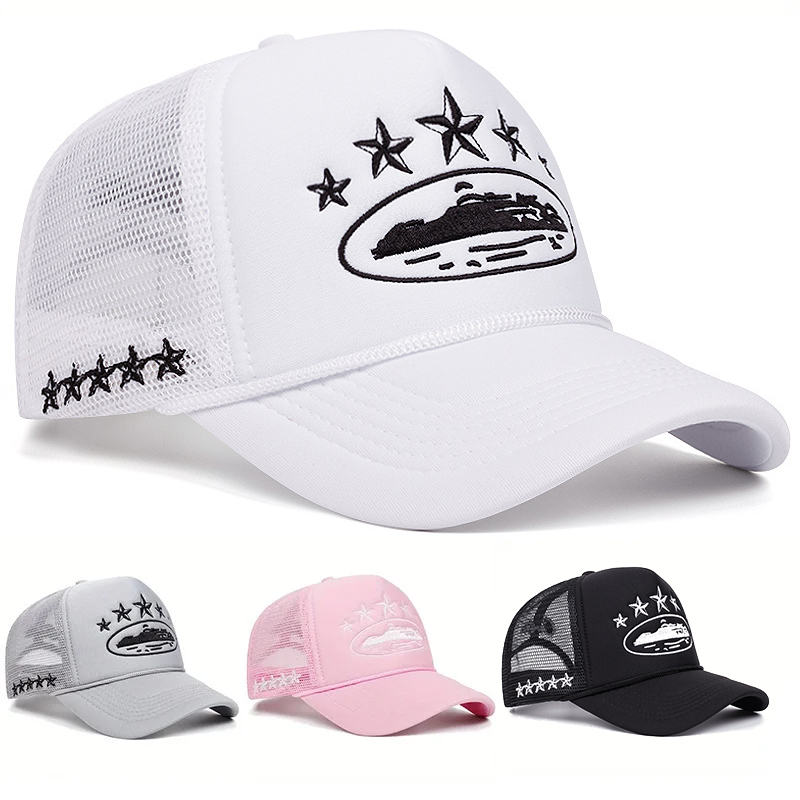 Mesh Print Trucker Snapback Ca - Trucker Cap Mesh ulasan dan harga