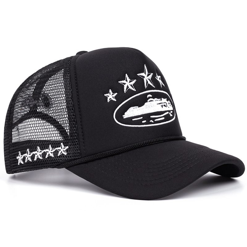 Mesh Print Trucker Snapback Ca - Trucker Cap Mesh ulasan dan harga